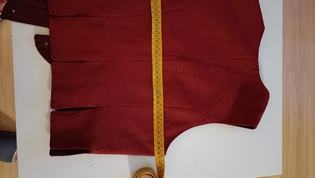 Justillo Fallera Rojo granate