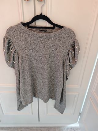 Jersey fino con perlas