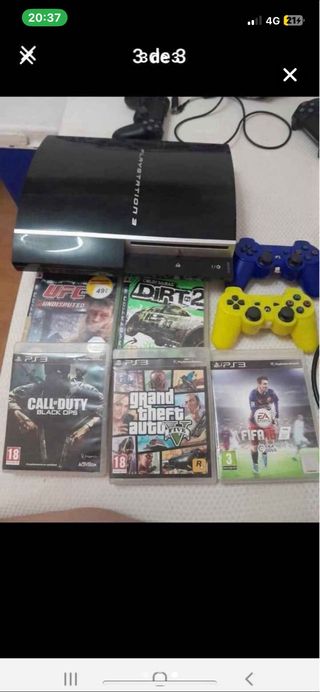 Consola PlayStation 3 + 5 Juegos