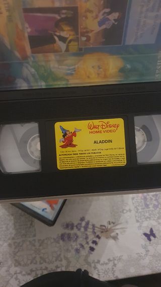 Lote 5 Películas VHS Disney Clásicos