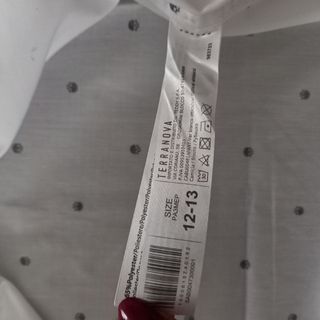 Camicia ragazzo bianca con teschi 12-13 anni