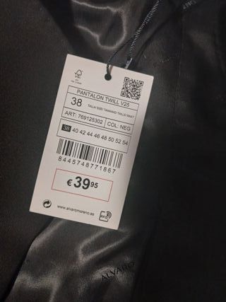 Traje Negro Alvaro Moreno Nuevo