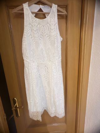Vestido blanco corto Pedro del Hierro