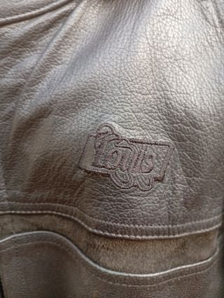 Chaqueta Piel Moto Louis  Talla M grande 