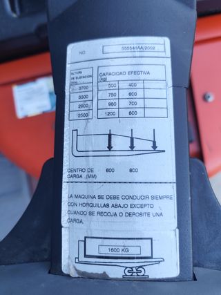 Apilador eléctrico elevación inicial
