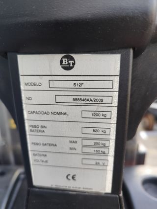 Apilador eléctrico elevación inicial