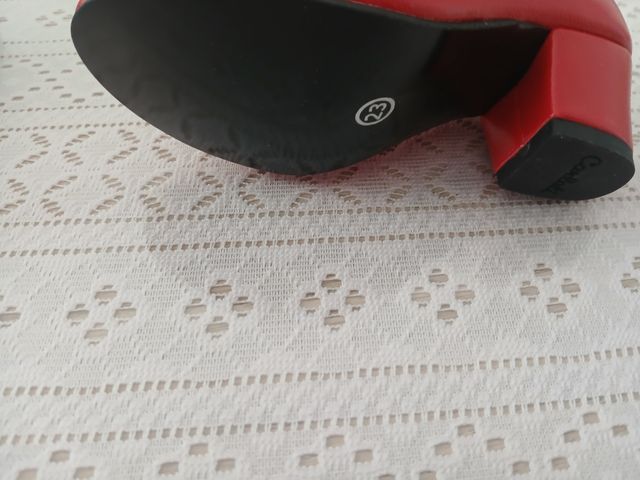 Zapatos Flamenca Niña Rojos