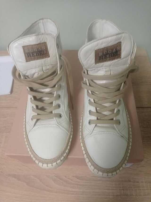 Scarpe Hogan Rebel bianche