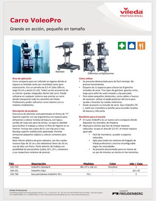 Carro Limpieza Profesional Vileda VoleoPro