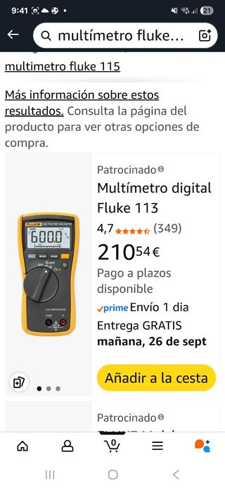 Multímetro Fluke 115 True RMS