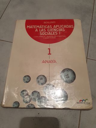 Matemáticas aplicadas a las Ciencias Sociales I.