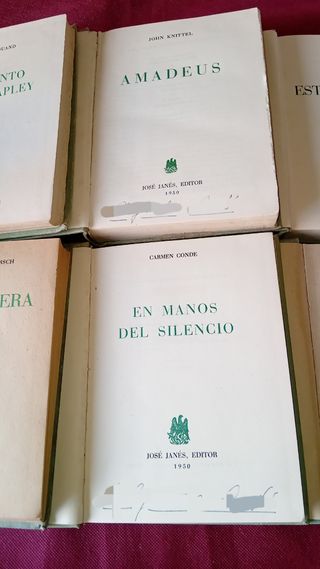 6 NOVELAS ANTIGUAS AÑOS 1950