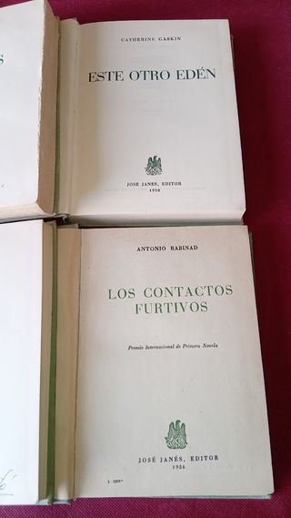 6 NOVELAS ANTIGUAS AÑOS 1950