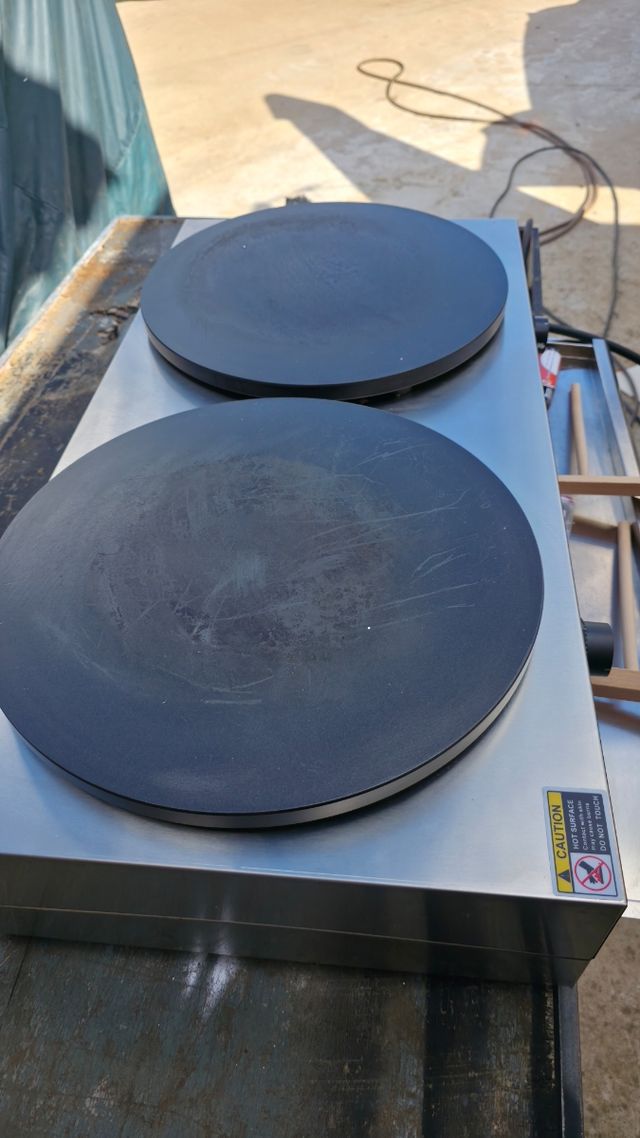 Crepera Doble Eléctrica VEVOR