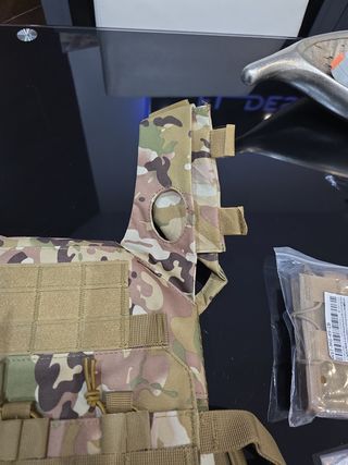 Chaleco Táctico Militar Airsoft Camuflaje + bolsa 