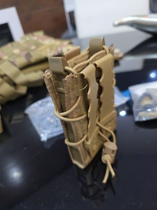 Chaleco Táctico Militar Airsoft Camuflaje + bolsa 