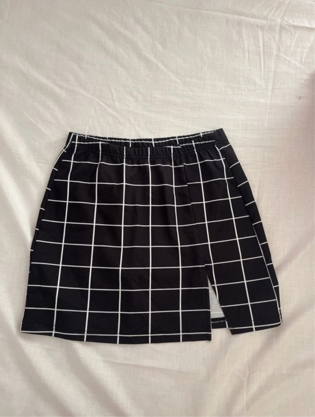 Falda Shein Cuadros Talla S