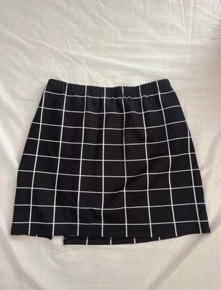 Falda Shein Cuadros Talla S