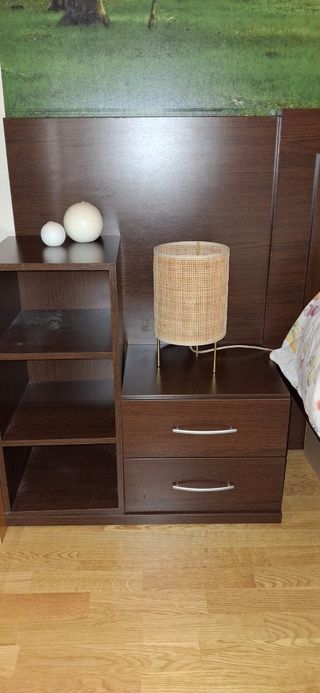 Dormitorio Matrimonio, 1,50 m, color wengue