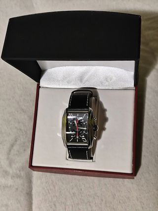 Reloj Negro y Plateado Viceroy nuevo de cuarzo