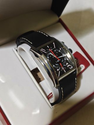 Reloj Negro y Plateado Viceroy nuevo de cuarzo