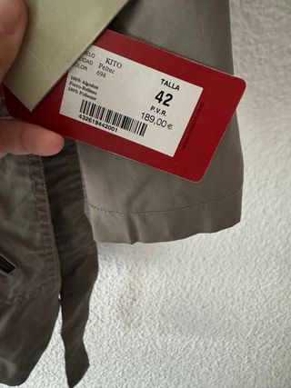 Gabardina Jocavi Verde Talla XL