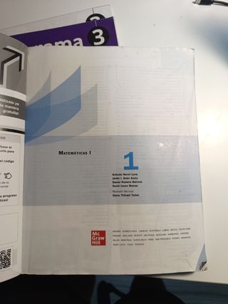 Matemáticas 1.º Bachillerato