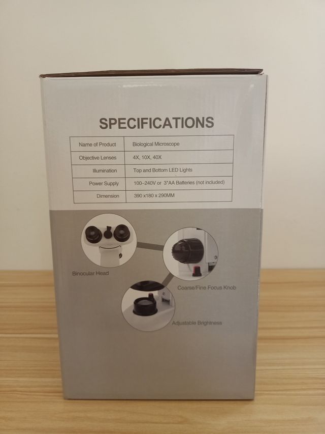 Nueva - Microscopio de laboratorio