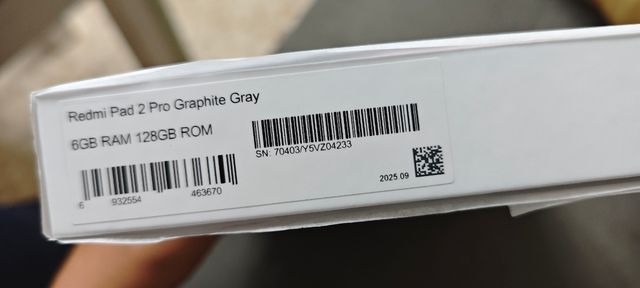 Redmi Pad 2 Pro sin estrenar