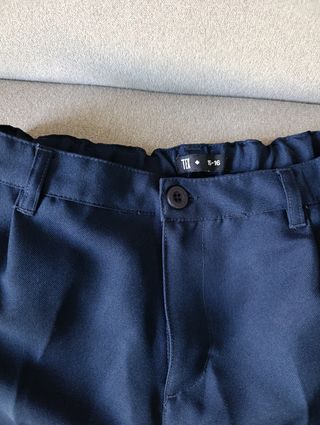 Pantalones de vestir azul marino mujer