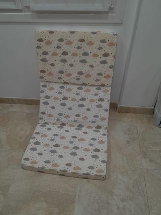 Colchon cuna o colchon plegable mas sabanas