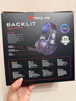 Auriculares Gaming Xtrike Me PS5/PS4 Azul