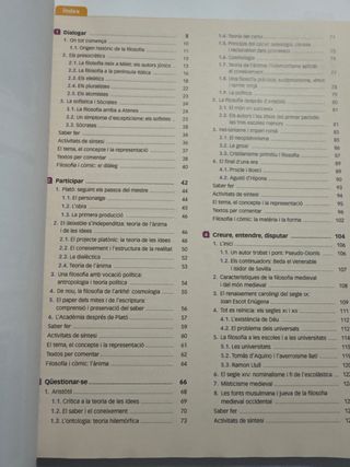 Història De La Filosofia, Batxillerat 2