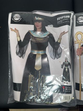 Disfraz Egipcio Cleopatra Talla S y Faraón M