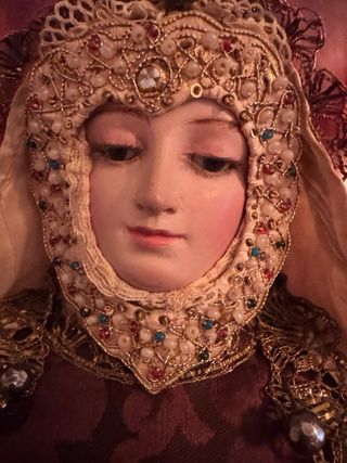 Virgen del Carmen de vestir antigua