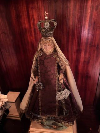 Virgen del Carmen de vestir antigua