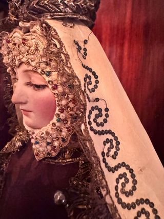 Virgen del Carmen de vestir antigua