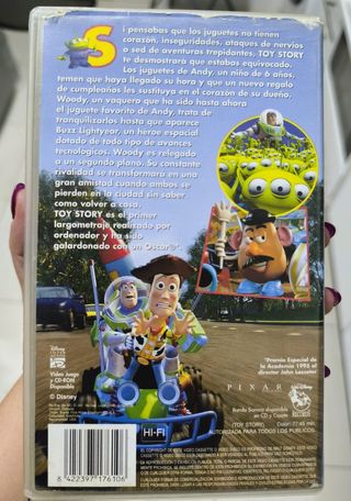 Toy Story VHS Película Infantil Español