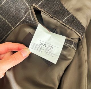 Americana Ermenegildo Zegna Marrón Cuadros
