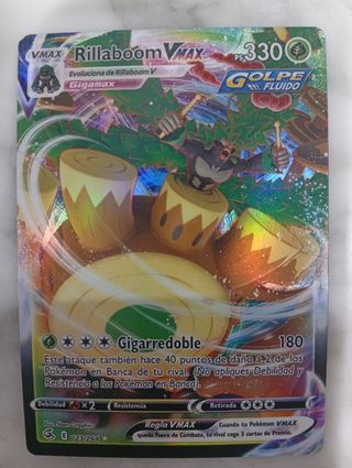 Carta Pokémon Rillaboom VMAX Gigamax 023/264