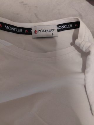 Camiseta Moncler Blanca Talla S