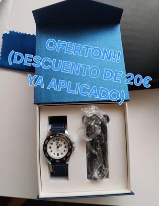 Reloj Marea Azul y Blanco para niño