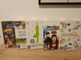 Pack consola Nintendo Wii + Juegos + Wii Fit