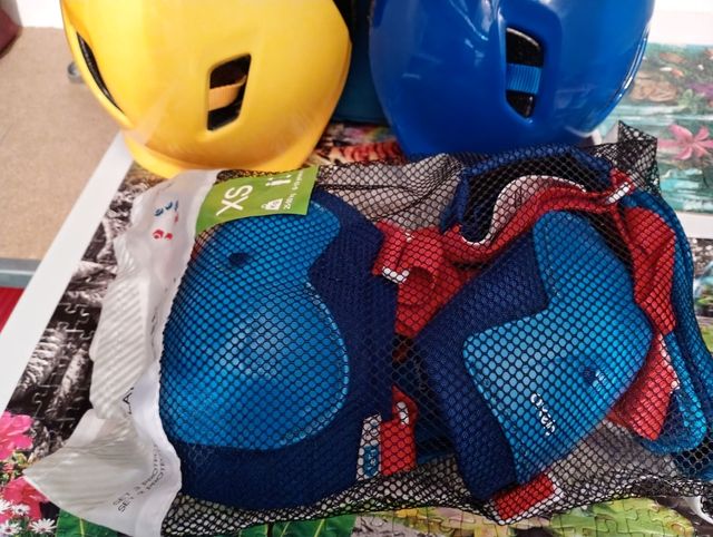 Conjunto protector patinaje/bicicleta/ skate XS