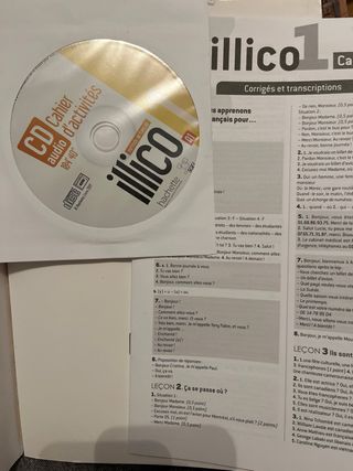 Illico 1 A1 Libro Francés y Cahier