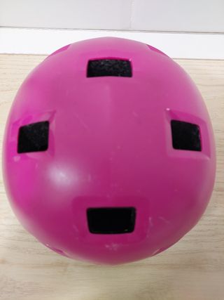 Casco rosa Oxelo Talla XS niña bici patín