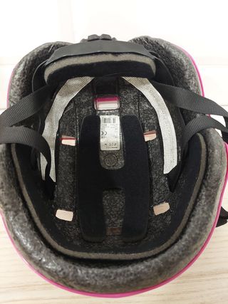 Casco rosa Oxelo Talla XS niña bici patín