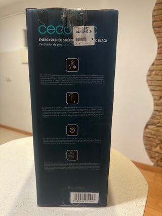 Cecotec Energysilence 530 Ventilador Pie Negro