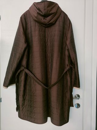 Cappotto marrone con interno in pelo
