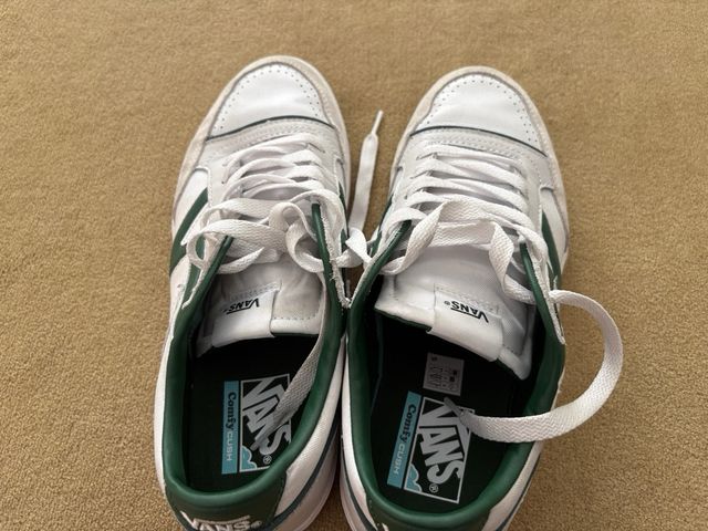 Zapatillas Vans Lowland Blancas y Verdes